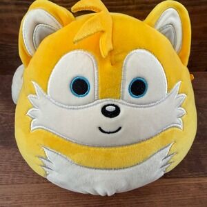 Squishmallows Sonic the Hedgehog Tails Miles Prower Plush 8 Inch Yellow SEGA